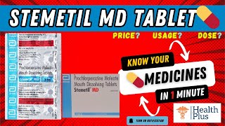 Stemetil MD Tablet  Prochlorperazine  StemetilMD 🤔 [upl. by Esadnac858]