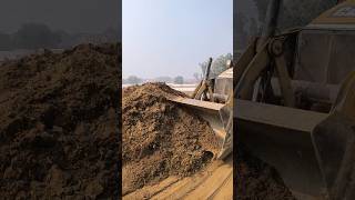 Cat backhoe loader work 😜😜 youtubeshorts jcb catgrader grader moradabad construction [upl. by Moule]