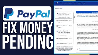 How To Fix PayPal Money Pending  PayPal Balance On Hold Problem Solved [upl. by Skurnik]