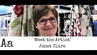 Meet The Artist No5  Janet Clare  Quilter amp Textile Artist [upl. by Gant]