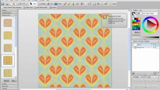 Scrapbooking Tutorial  Layering Backgrounds in Scrapbook Artist [upl. by Bushweller]