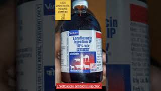 Enrofloxacin antibiotic injection uses in hindi ।। best antibiotic injection uses in veterinary [upl. by Lerraf]