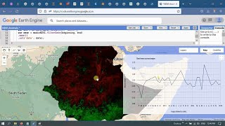 Google Earth Engine 36 Finding monthly NDVI anomalies using Earth Engine [upl. by Ominoreg]