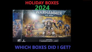 Warhammer 2024 Holiday Battleforces  Which BOXES Did I Choose [upl. by Goldarina]