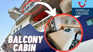 Marella Discovery Balcony Cabin Tour amp Review [upl. by Byrle]