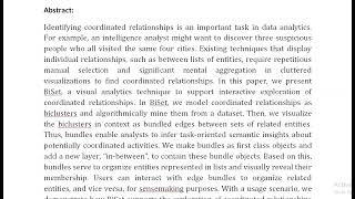 BiSet Semantic Edge Bundling with Biclusters for Sensemaking [upl. by Anelac]