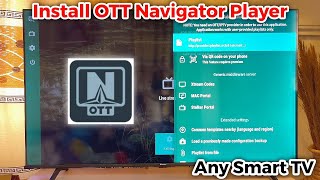 How to Install OTT Navigator IPTV Player on Smart TV [upl. by Ume]