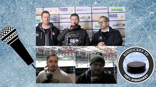 PK  Interviews Jeschke Liesegang I Oberliga Nord 2324 35SP Herner EV Miners  Füchse Duisburg [upl. by Atsirhc]