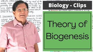 Theory of Biogenesis  Biology Clips [upl. by Onitram]