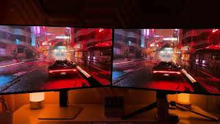 Samsung 32quot Odyssey OLED G8 G80SD vs ASUS ROG Swift OLED PG32UCDM  Dark room  4K HDR 240Hz [upl. by Anirhtak]