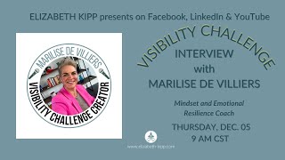 Visibility Challenge with Marilise de Villiers [upl. by Mosa]