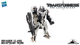 Optibotimus Reviews Transformers The Last Knight PREMIER EDITION DECEPTICON NITRO [upl. by Aittam208]