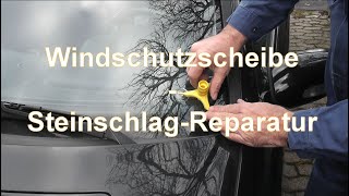 Steinschlag in Windschutzscheibe reparieren [upl. by Averyl]