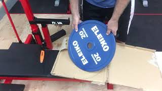 Eleiko 20kg Plate Unboxing [upl. by Inad]