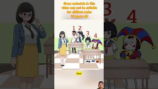 One Plus One Equals Three animation cartoon funny yanderesimulator anime animaion [upl. by Schnur]