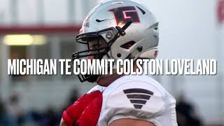 Michigan TE Commit Colston Loveland Is A BEAST [upl. by Benisch]