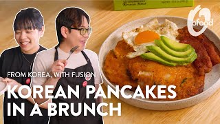 From Korea with Fusion Ep4 O’Food Korean Pancakes in a Brunch 🥓 [upl. by Elysia892]