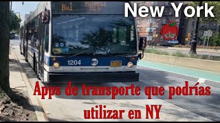 Apps de transporte que podrías utilizar en NY New York transporte público [upl. by Demah]