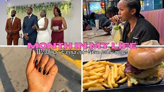 MONTHLY VLOG attending a wedding in Ottawa new nails new hair shooting and more [upl. by Adirahs]