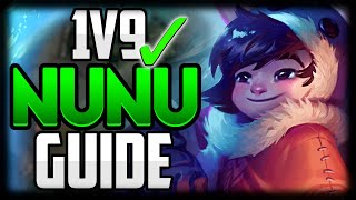 NEW NUNU BUILD TURNS HIM INTO A 1v9 MACHINE  Nunu amp Willump Guide Season 13 League of Legends [upl. by Jaye]