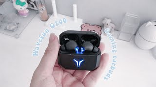 Aesthetic Unboxing I Wavefun G100 Wireless Gaming Earbuds  For 20  ASMR  I Lunadrella [upl. by Enoed]