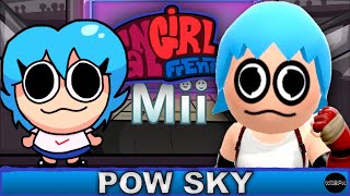 How to Make POW SKY MOD Mii FNF vs FANGIRL FRENZY [upl. by Ycnalc198]