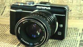 Olympus EPL1 and Manual Focus Lenses [upl. by Yna173]