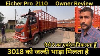 Eicher Pro 2110 owner review price down payment full detail in Hindi [upl. by Chauncey]