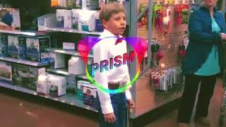 Kid Singing in Walmart Lowercase EDM Remix [upl. by Hacissej]