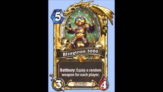 Blingtron 3000 Sounds  Hearthstone [upl. by Myrvyn]