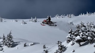 Snowmobiles in Turnigan Pass ALASKA  April Powder  Short Edit [upl. by Ellsworth]