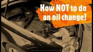 2009 clk 350 w209 oil change how to or how NOT to [upl. by Phineas]