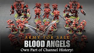 ARMY FOR SALE Blood Angels Primaris Space Marines  Characters [upl. by Ahsika]