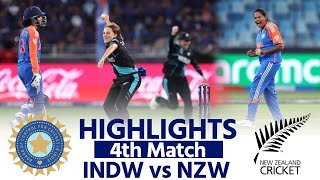 India W v New Zealand W Highlights ICC Womens T20 World Cup Highlights  IND W vs NZ W Highlights [upl. by Danczyk]