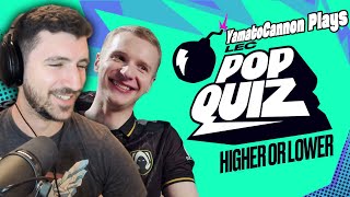 LEC Pop Quiz  Higher or Lower  2023 Winter  YamatoCannon Reacts lec leagueoflegends [upl. by Kunkle]