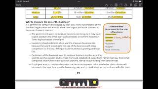 Size of a Business  An Introduction to the Smaller and larger Businesses  As level Business [upl. by Genet183]