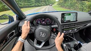 2025 Honda Civic Hybrid Hatch  Refining The Entry Level POV Binaural Audio [upl. by Dorey]