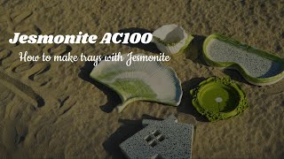 DIY green decorative accessories from Jesmonite [upl. by Sugar]