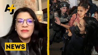 Rashida Tlaib Explains What Palestinian Nakba Means [upl. by Tomasina573]