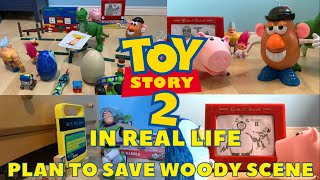 Toy Story 2 In Real Life  Plan To Save Woody Scene Sneak Peak [upl. by Merkle473]