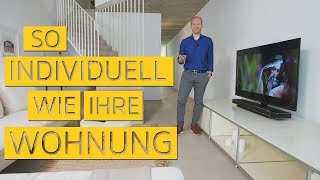 Eine Soundbar die sich individuell an die Wohnung anpasst  SONATA 1  TechniSat [upl. by Ylrebmek]