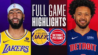 LAKERS at PISTONS  FULL GAME HIGHLIGHTS  November 29 2023 [upl. by Harleigh892]