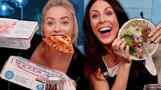 our first mukbang ft JOSLYN DAVIS [upl. by Lipman823]