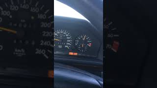 Mercedes w124 e280 acceleration [upl. by Axia245]