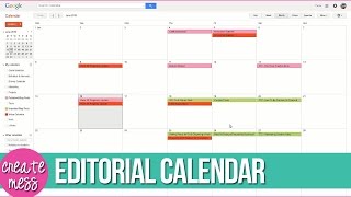 Editorial Calendar  How I Plan Blog amp Youtube Posts  An Organised Mess [upl. by Elocim624]