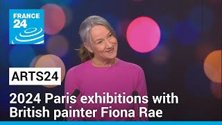 Mustsee Paris exhibitions 2024 Abstract artist Fiona Raes messages • FRANCE 24 English [upl. by Lia]