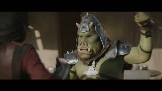 Gamorrean Guards save BobaFett the book of boba fett episode 1 [upl. by Cade]