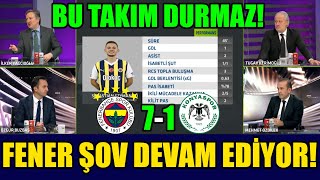 FENER ŞOV DEVAM EDİYOR GOL REKORU TARİHİ FARK FENERBAHÇE 7 KONYASPOR 1 [upl. by Attenev]