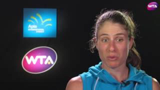 My Performance  Johanna Konta Defeats Daria Kasatkina  2017 Apia International Sydney Quarterfinal [upl. by Jd567]