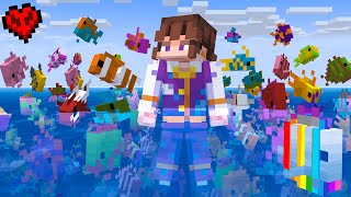 I Collected 2700 Rare Tropical Fish in Minecraft Hardcore [upl. by Kred]